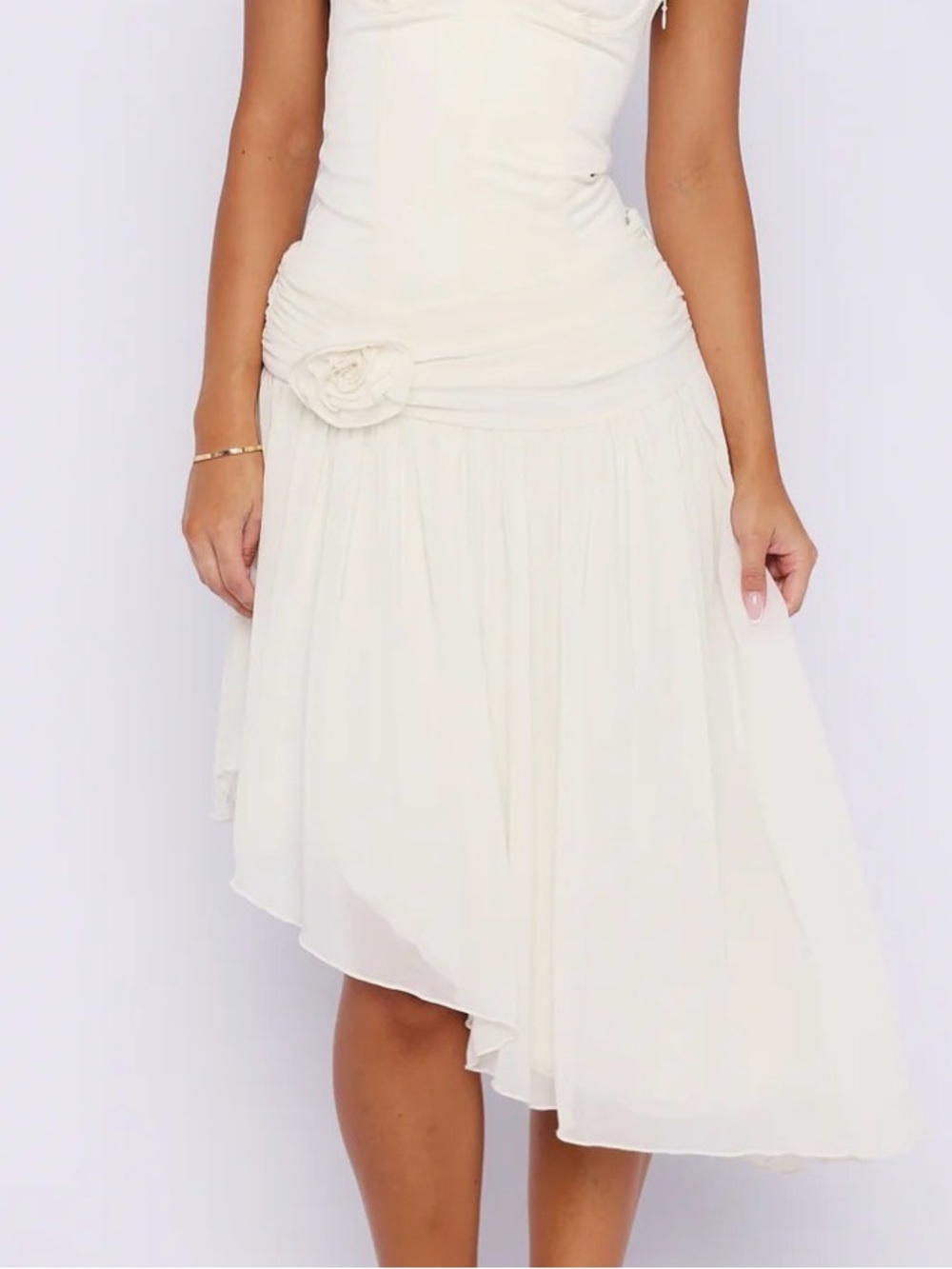 NWT White Fox Boutique Forever Love Midi Skirt